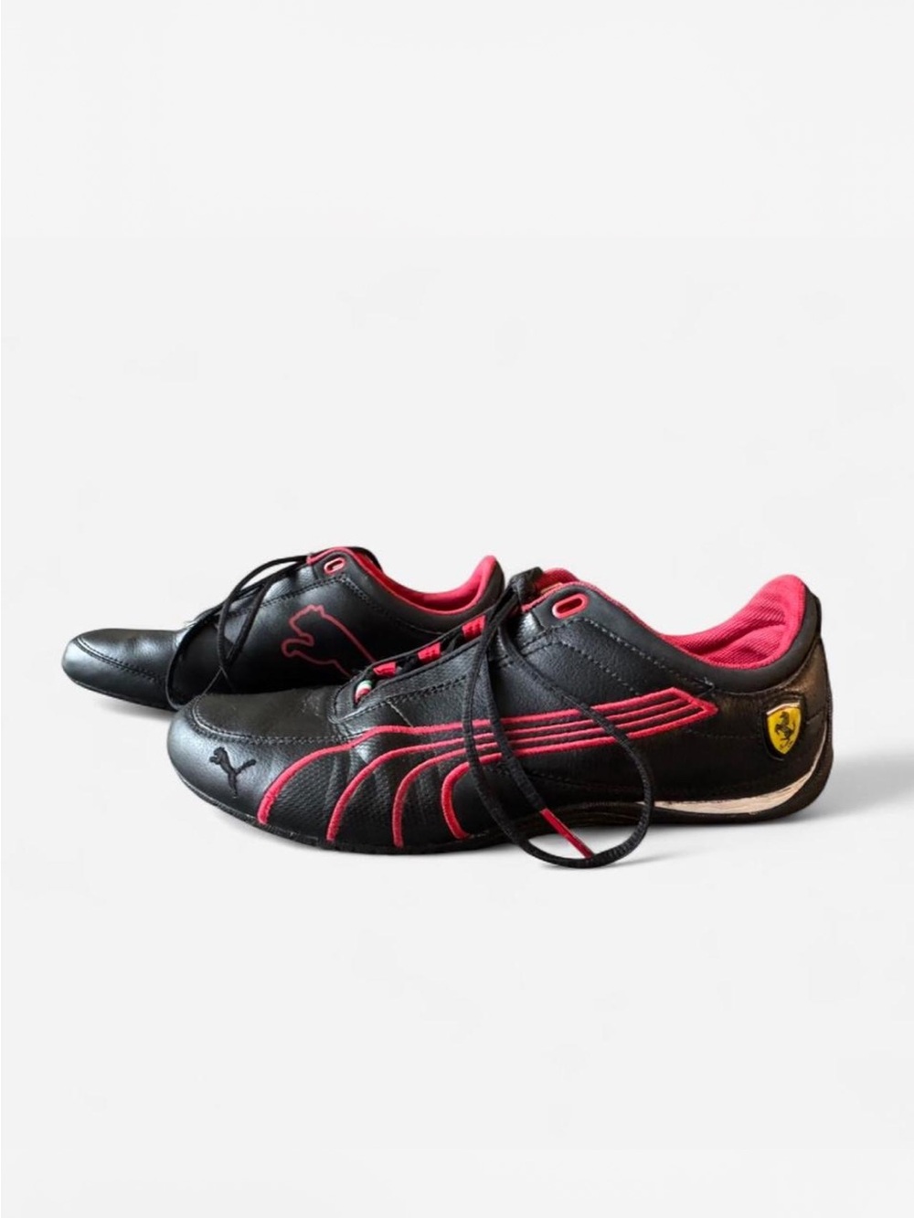 Puma Men’s Black & Red Ferrari Motorsport Driving Sneakers